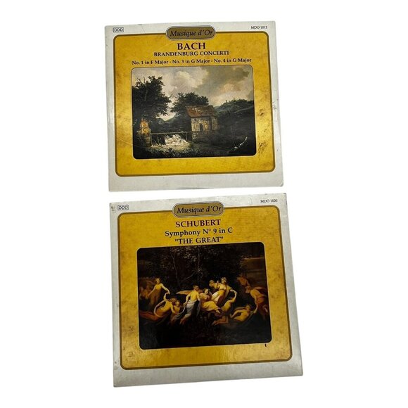 Musique d’Or Bach & Schubert Classical Music CD Set Compact Disc - Picture 1 of 9